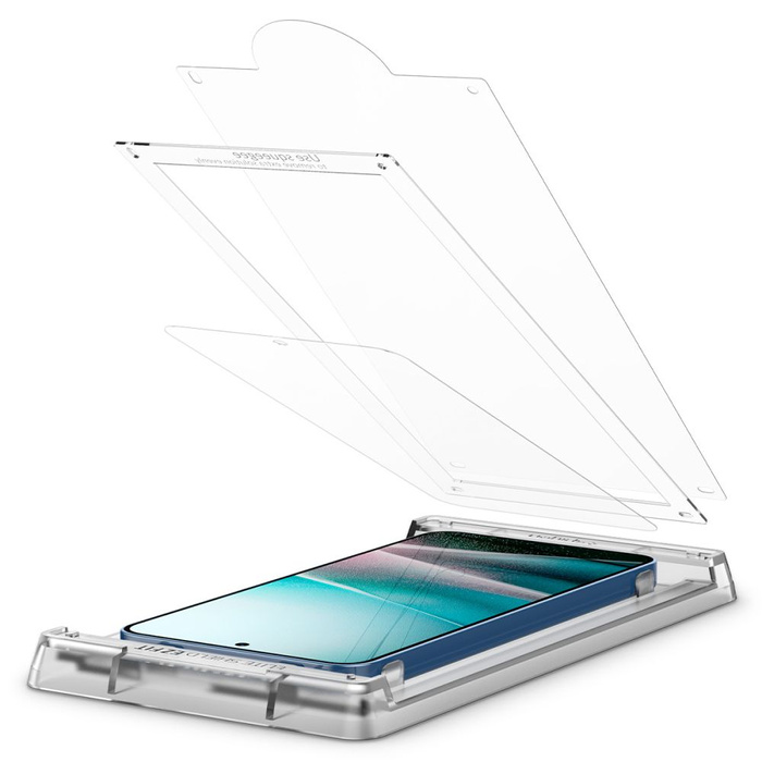 SZKŁO HYBRYDOWE SPIGEN SAMSUNG GALAXY S25 ELITE SHIELD ”EZ FIT” HD CLEAR