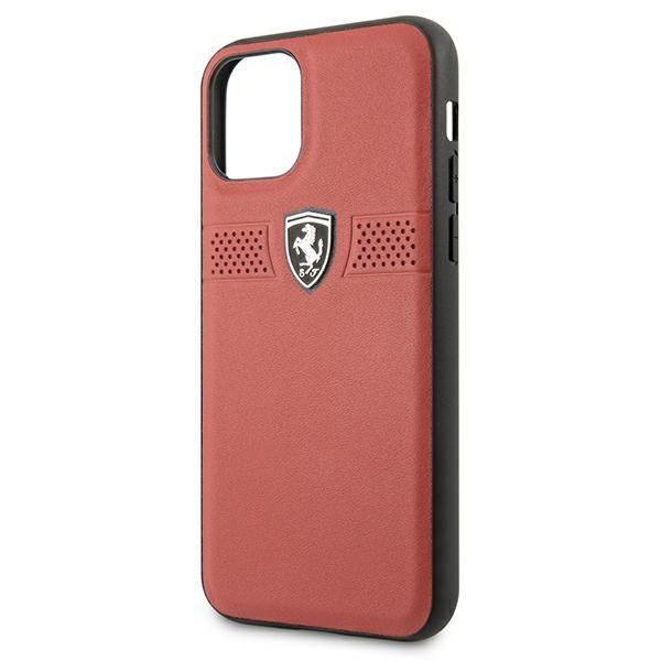 Etui FERRARI Apple iPhone 11 Pro Off Track Leather Czerwony Hardcase
