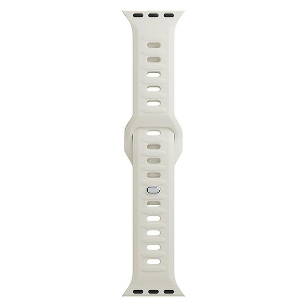 3MK Silicone Watch Strap beżowy/beige dla Apple Watch 42/44/45/49mm