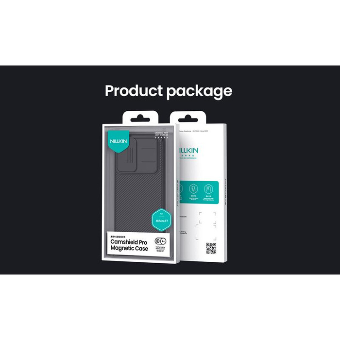 ETUI XIAOMI POCO F7 NILLKIN CAMSHIELD PRO MAGNETIC CZARNE