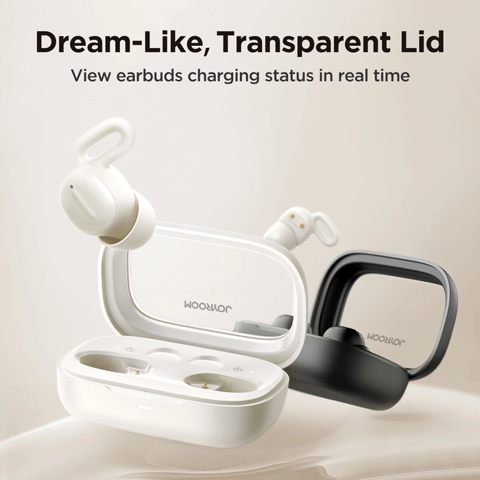 Słuchawki bezprzewodowe TWS Joyroom JR-TS1 Cozydots Series z Bluetooth 5.3, tłumieniem hałasu - czarne