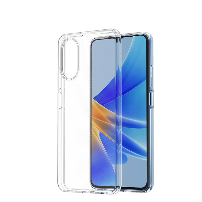 Etui Ultra Clear 0.5mm etui do Oppo A17 cienki pokrowiec przezroczyste Case