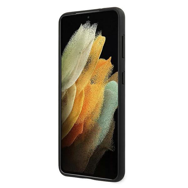 Etui FERRARI Samsung Galaxy S21 Plus G996 On Track Perforated FESPEHCS21MBK Czarny Hardcase