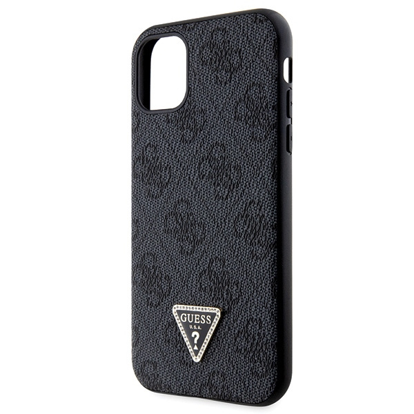 Etui Guess GUHCN61P4TDSCPK iPhone 11 / Xr 6.1" czarny/black hardcase Crossbody 4G Metal Logo Case