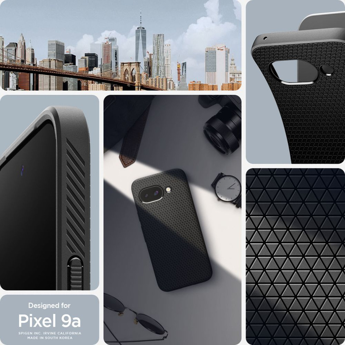 ETUI SPIGEN GOOGLE PIXEL 9A LIQUID AIR MATOWE CZARNE