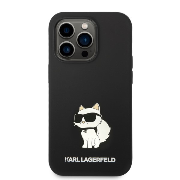 Etui KARL LAGERFELD Apple iPhone 14 Pro Max Silicone Choupette Czarny Hardcase
