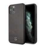 Etui MERCEDES Apple iPhone 11 Pro Wood Line Rosewood Brązowy Case