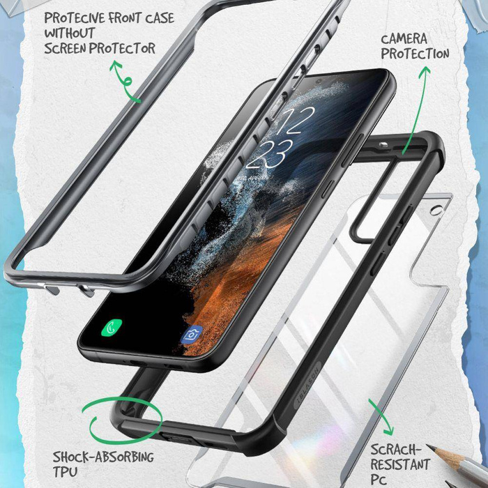 Etui Supcase IBLSN Ares Samsung Galaxy S22+ Plus Czarne