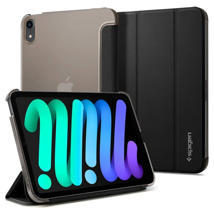 Spigen iPad Mini 6 2021 Liquid Air Etui Folio Black Case