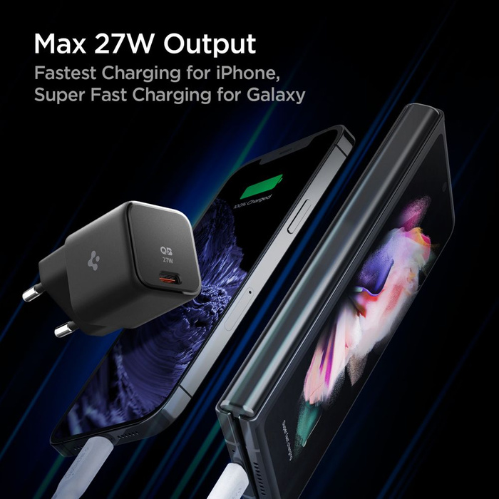 Ładowarka Spigen Pe2103 Arcstation Network Charger Pd27w Black