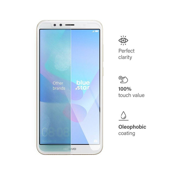Szkło hartowane do Huawei Y6 2018 Blue Star