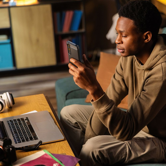 Etui Spigen Rugged Armor Sony Xperia 1 Vi Matte Black