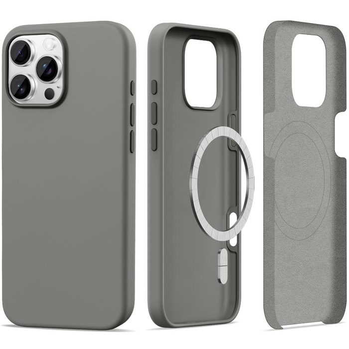 ETUI TECH-PROTECT SILICONE MAGSAFE IPHONE 16 PRO MAX MATTE CLAY