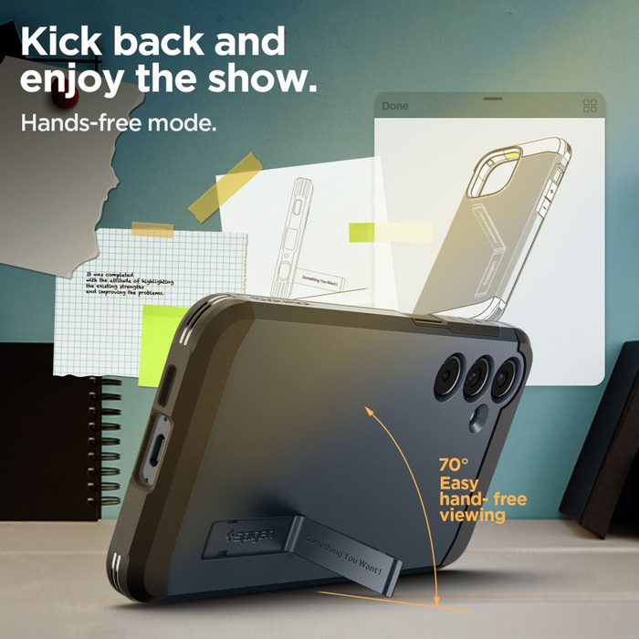 Etui Spigen Tough Armor Samsung Galaxy A55 5g Metal Slate Case