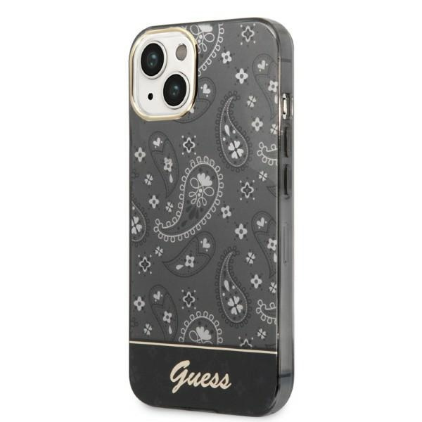 Etui GUESS Apple iPhone 14 Plus Bandana Paisley Czarny Hardcase