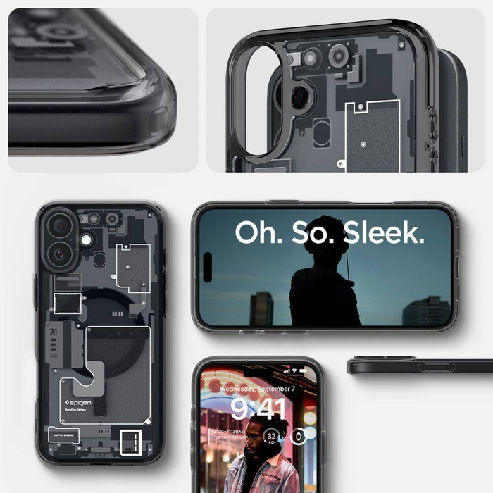 Etui iPhone 16 Spigen Ultra Hybrid Mag Magsafe Zero One