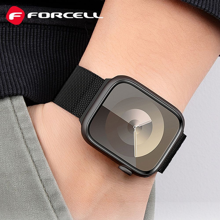 Pasek do Apple Watch Forcell F-Design FA14 magnetyczny stal 38 / 40 / 41 mm różowy