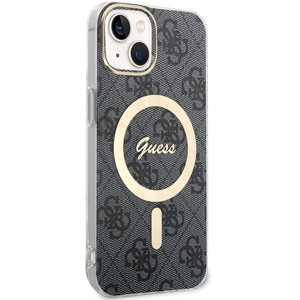 Etui Guess GUHMP15MH4STK iPhone 15 Plus / 14 Plus 6.7" czarny/black hardcase 4G MagSafe Case