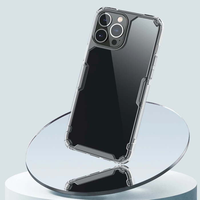 Etui Nillkin Nature Pro etui do iPhone 13 Pro Max pancerna obudowa pokrowiec niebieski