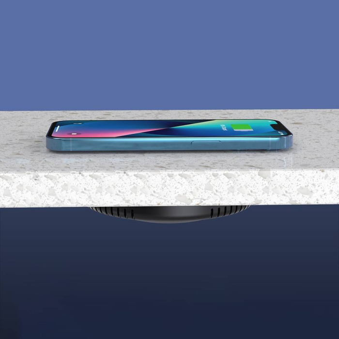 Choetech ładowarka indukcyjna 10W + ładowarka i kabel zasilający czarny (T590-F)