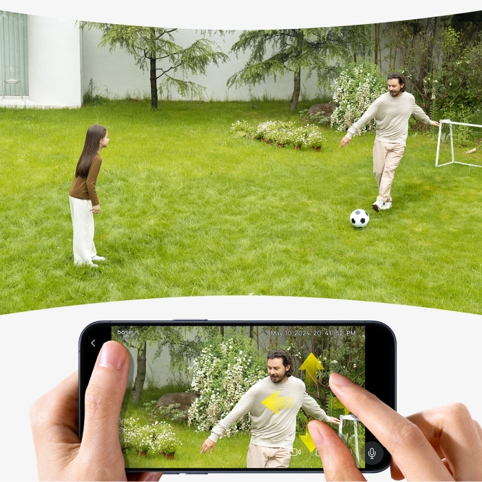 Zewnętrzna kamera Baseus Security S1 2K Biała