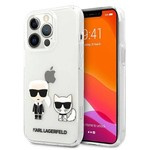 Etui KARL LAGERFELD Apple iPhone 13 Pro Max Transparent Karl & Choupette Bezbarwny Hardcase