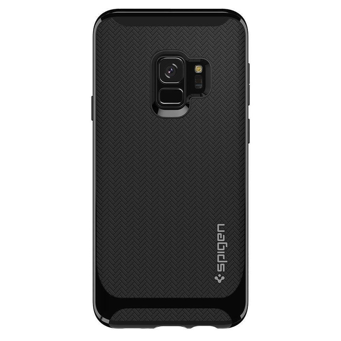 Etui Spigen Galaxy S9 Neo Hybrid Czarne Case Samsung Shiny Black