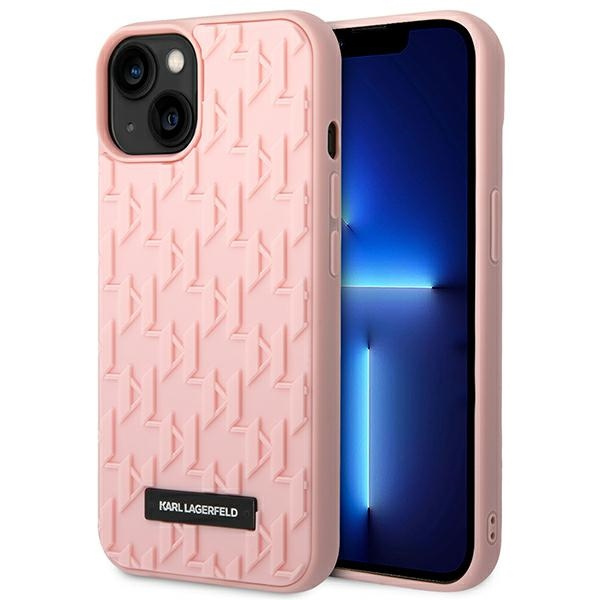 Etui KARL LAGERFELD Apple iPhone 14 Plus 3D Monogram Różowy Hardcase