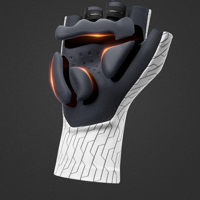 Rękawiczki kolarskie Rockbros szosowe rozmiar: M - biało-czarne