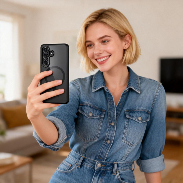 TECH-PROTECT MAGMAT MAGSAFE GALAXY S26+ PLUS BLACK/CLEAR