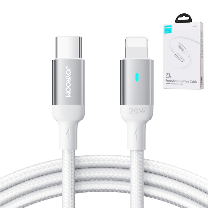 Joyroom kabel USB C - Lightning 20W A10 Series 1,2 m biały (S-CL020A10)