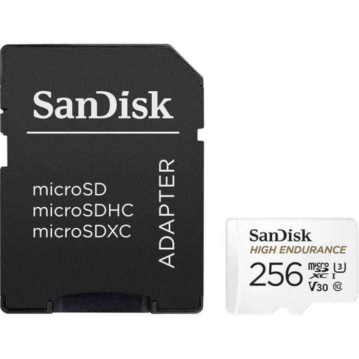 SanDisk karta pamięci 256GB microSDXC High Endurance V30 + adapter