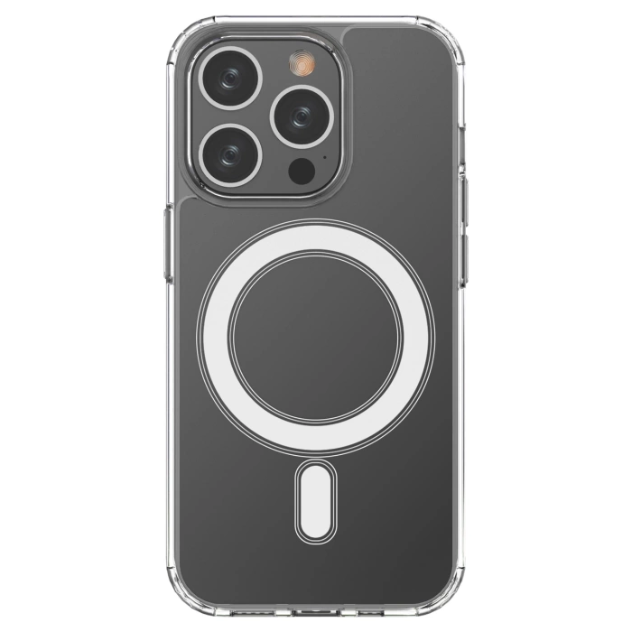 Etui magnetyczne Clear Magnetic Case z MagSafe do iPhone 15 Pro Max - przezroczyste