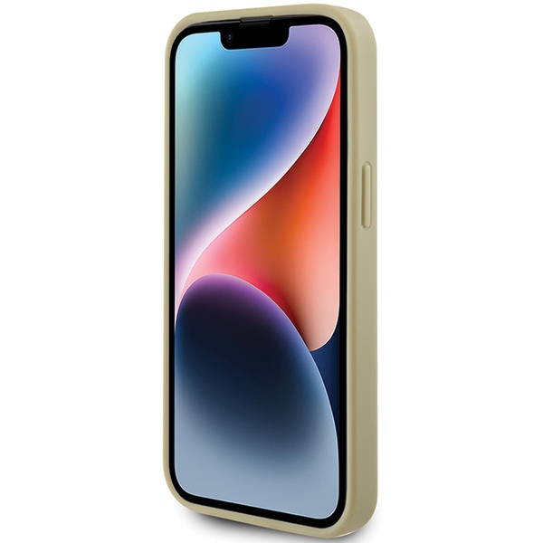 Etui Guess GUHCP15SPSP4LGD iPhone 15 6.1" złoty/gold hardcase Perforated 4G Glitter