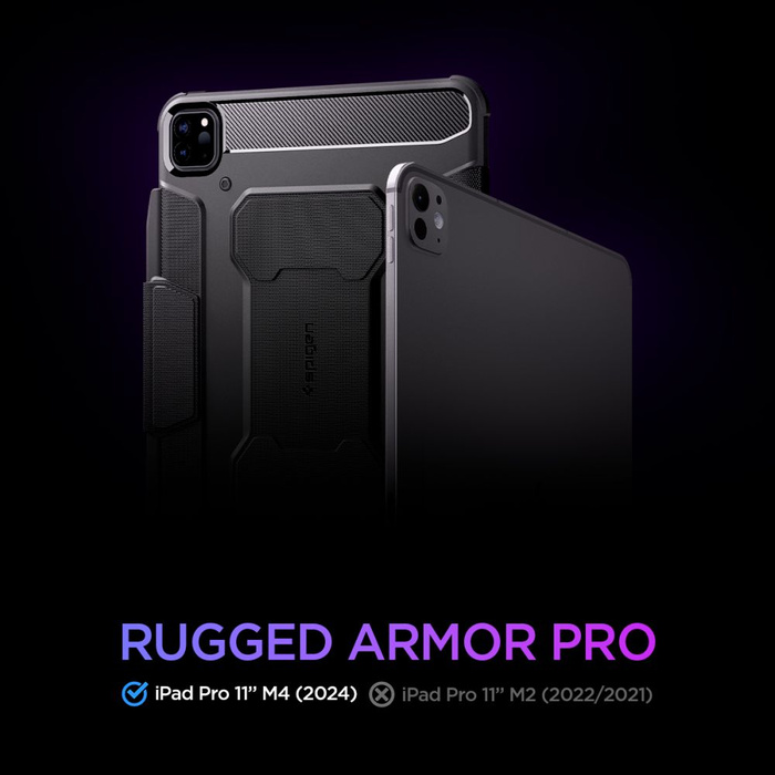 Etui Spigen Rugged Armor ”pro” iPad Pro 11 5 / 2024 Black