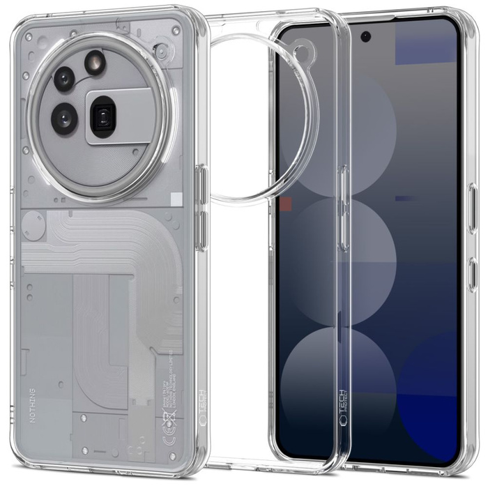 Etui TECH-PROTECT FLEXAIR HYBRID NOTHING PHONE 3A PRO CLEAR