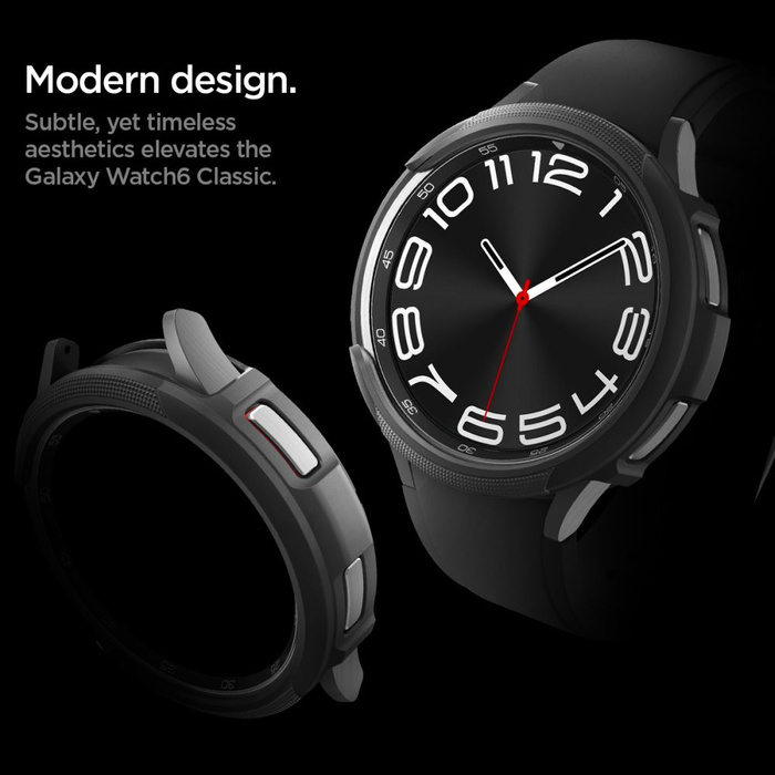 Etui Spigen Liquid Air Samsung Galaxy Watch 6 Classic (43 MM) Matte Black Case