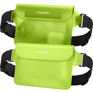 Etui Spigen A620 Universal Waterproof Waist Bag 2-pack Cactus Green Case