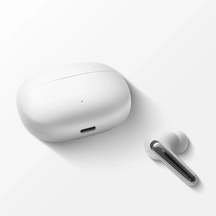 Słuchawki Joyroom Funpods JR-FN1 bezprzewodowe douszne TWS Bluetooth 5.4 ANC ENC - białe