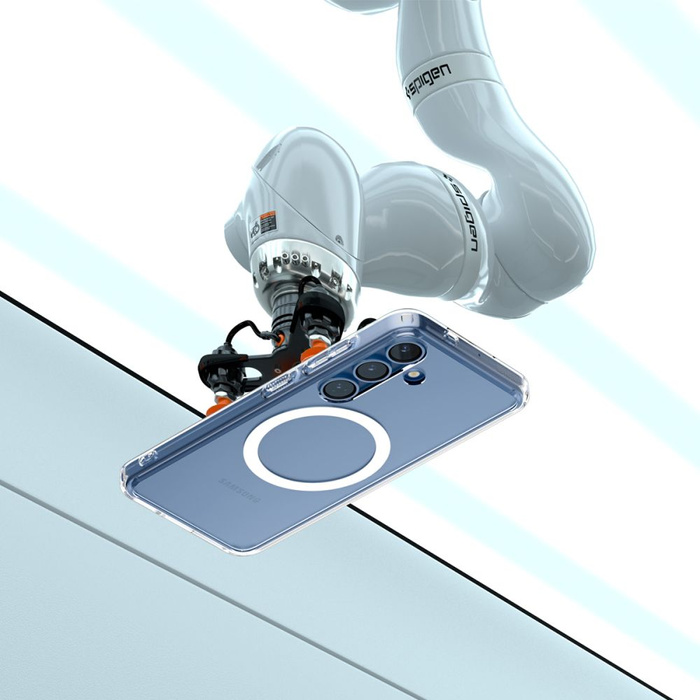 Etui SPIGEN ULTRA HYBRID MAG MAGSAFE GALAXY S25 CLEAR/WHITE