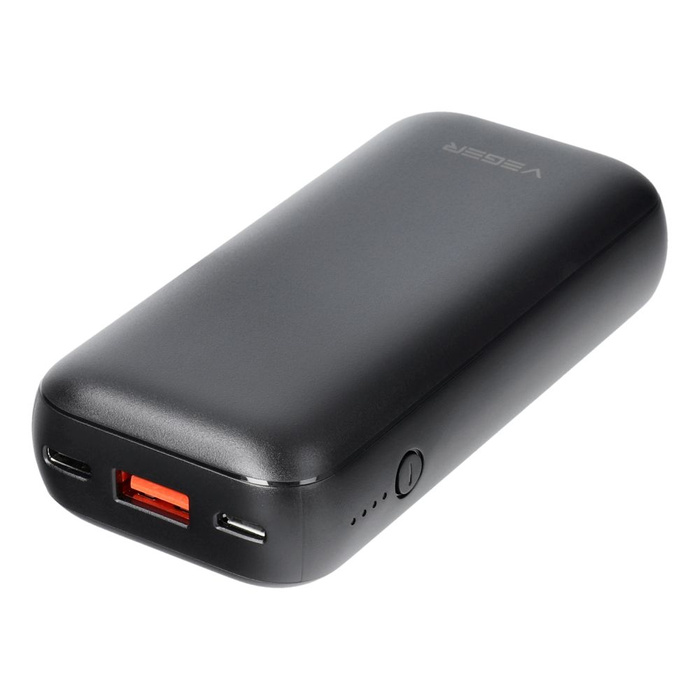 VEGER powerbank 10000 mAh PD QC3.0 3A 20W S10 (W1135) czarny