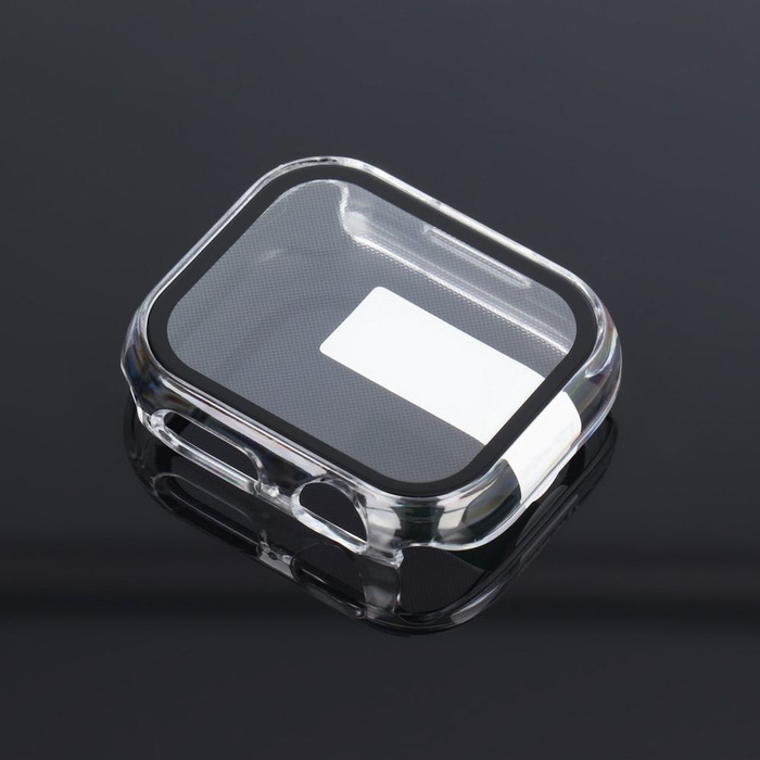 Futerał ochronny ze szkłem Bestsuit Flexible do Apple Watch series 7/8/9-41mm - transparentny