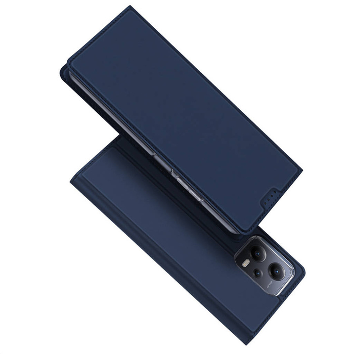 Etui Dux Ducis Skin Pro etui do Xiaomi Redmi Note 12 Pro+ pokrowiec z klapką portfel na kartę podstawka niebieskie Case