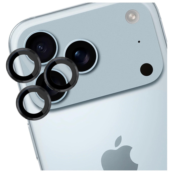 Ochrona na obiektyw aparatu 3MK iPhone 17 Pro /17 Pro Max Lens Protection Pro Czarny