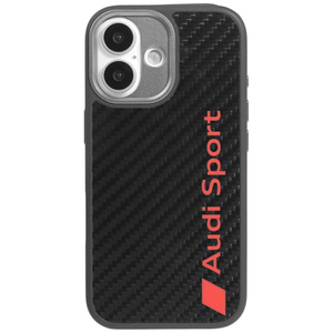 Etui Audi R8 Carbon Fiber MagSafe do     iPhone 17 czarny