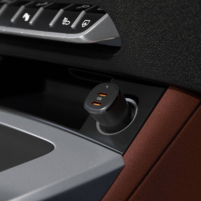 ŁADOWARKA SPIGEN EV502 ARCSTATION ESSENTIAL CAR CHARGER 50W BLACK