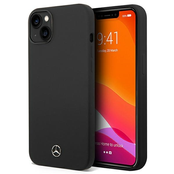 Etui Mercedes iPhone 14 6,1" czarny/black hardcase Silicone