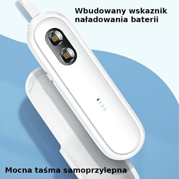 Lampa Do Dezynfekcji Toalety USAMS UV-C Ręczna Sterylizator Biały
