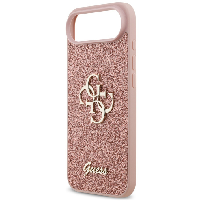 Etui Guess Fixed Glitter Big 4G do       iPhone Air różowy