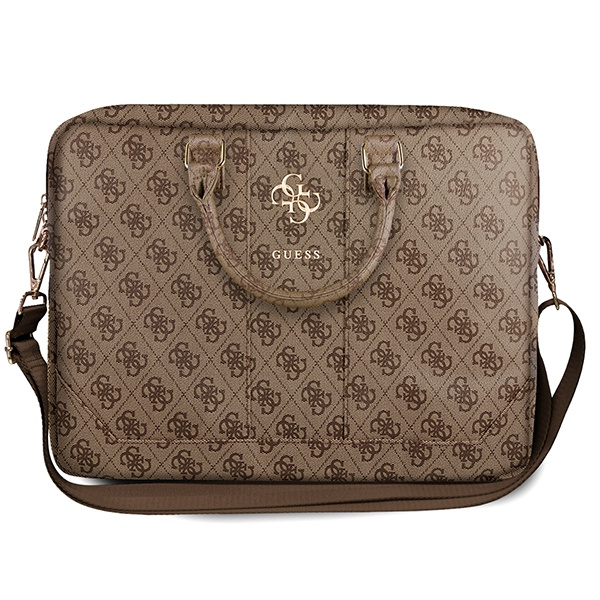 Torba GUESS Laptop 15 4G Uptown Brązowy Case